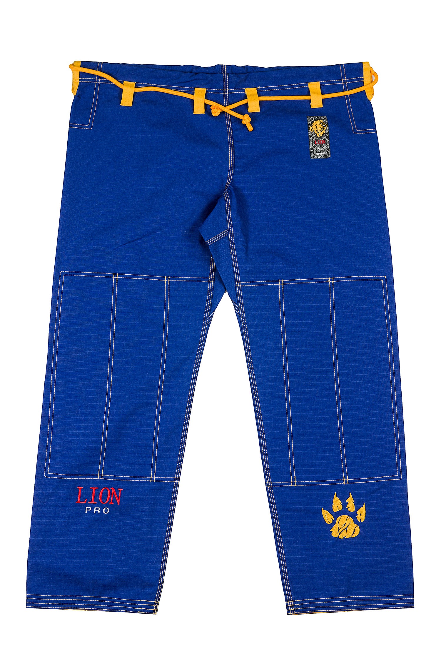 Штаны для gi bjj lion pro - blue