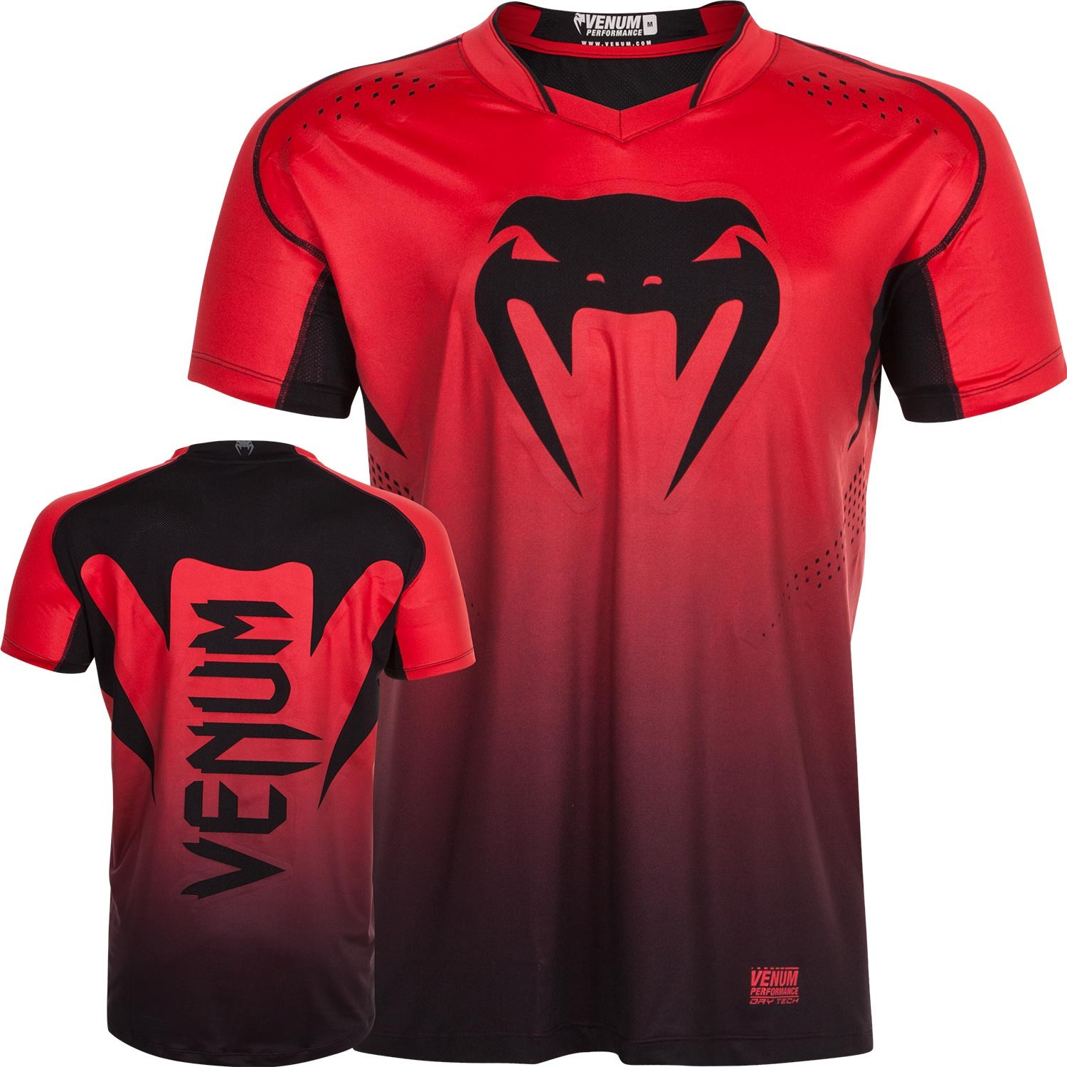 

Футболка venum hurricane x-fit t-shirt - red/black