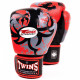 Боксерские перчатки Twins tribal красно черные