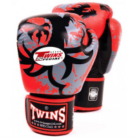 Боксерские перчатки tribal красно черные
