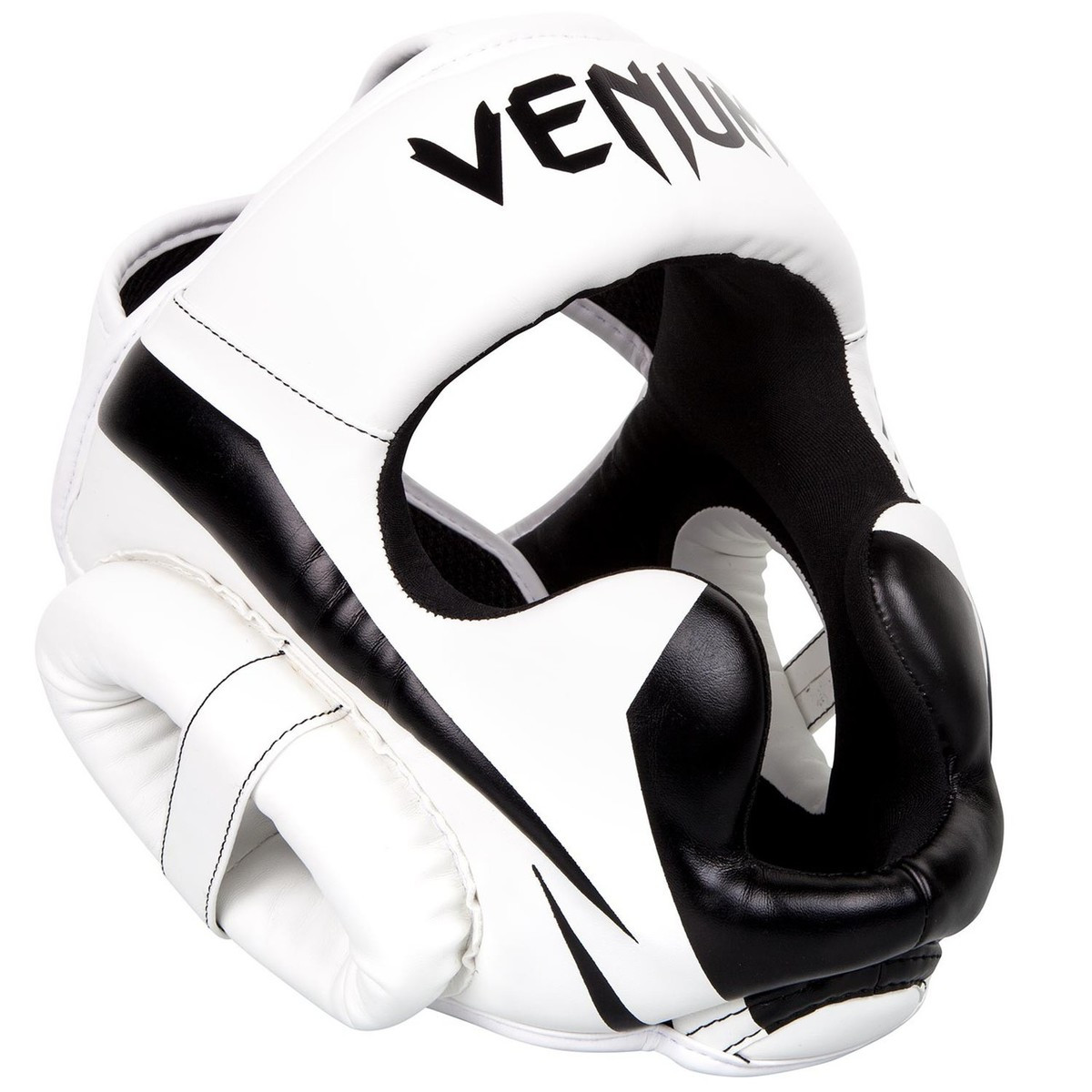 

Шлем боксерский venum elite white/black