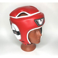 Шлем боксерский открытый красный