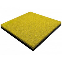 Резиновая плитка yellow 500х500
