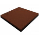 Резиновая плитка brown 500х500