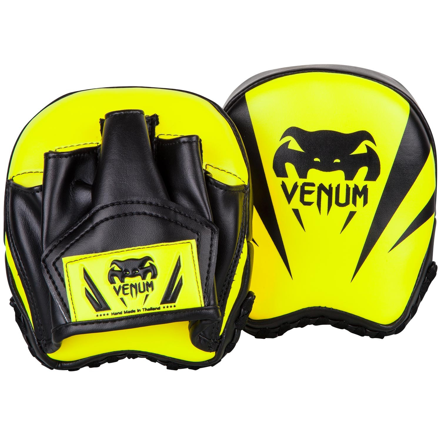 

Лапы venum elite mini punch mitts fluo yellow