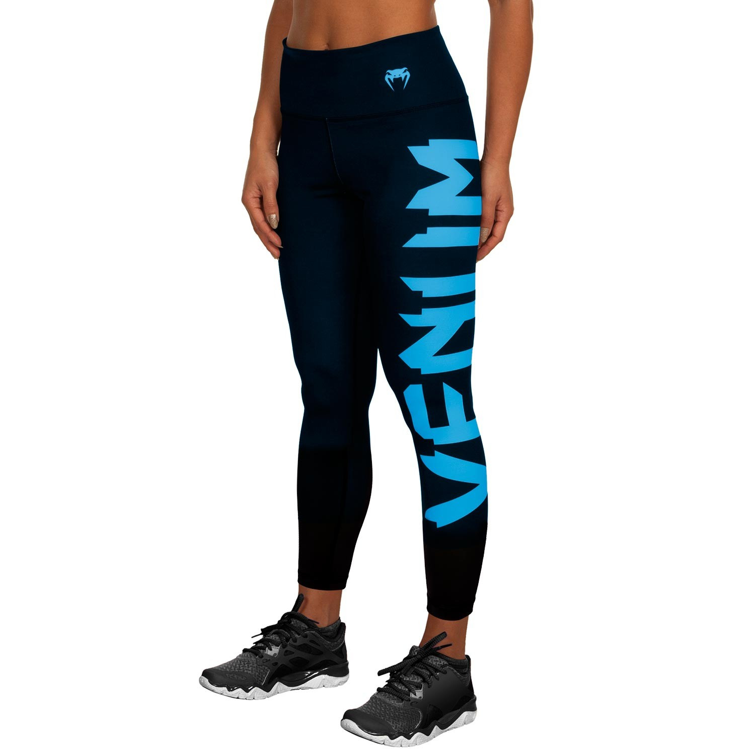 

Компрессионные штаны venum women giant black/cyan
