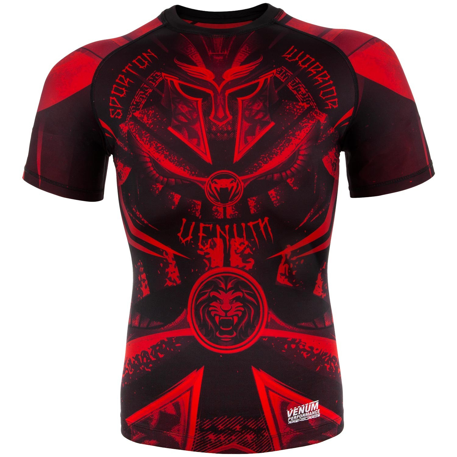 

Рашгард venum gladiator 3.0 rashguard short sleeve black/red