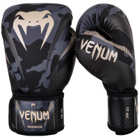 Боксерские перчатки venum impact dark camo