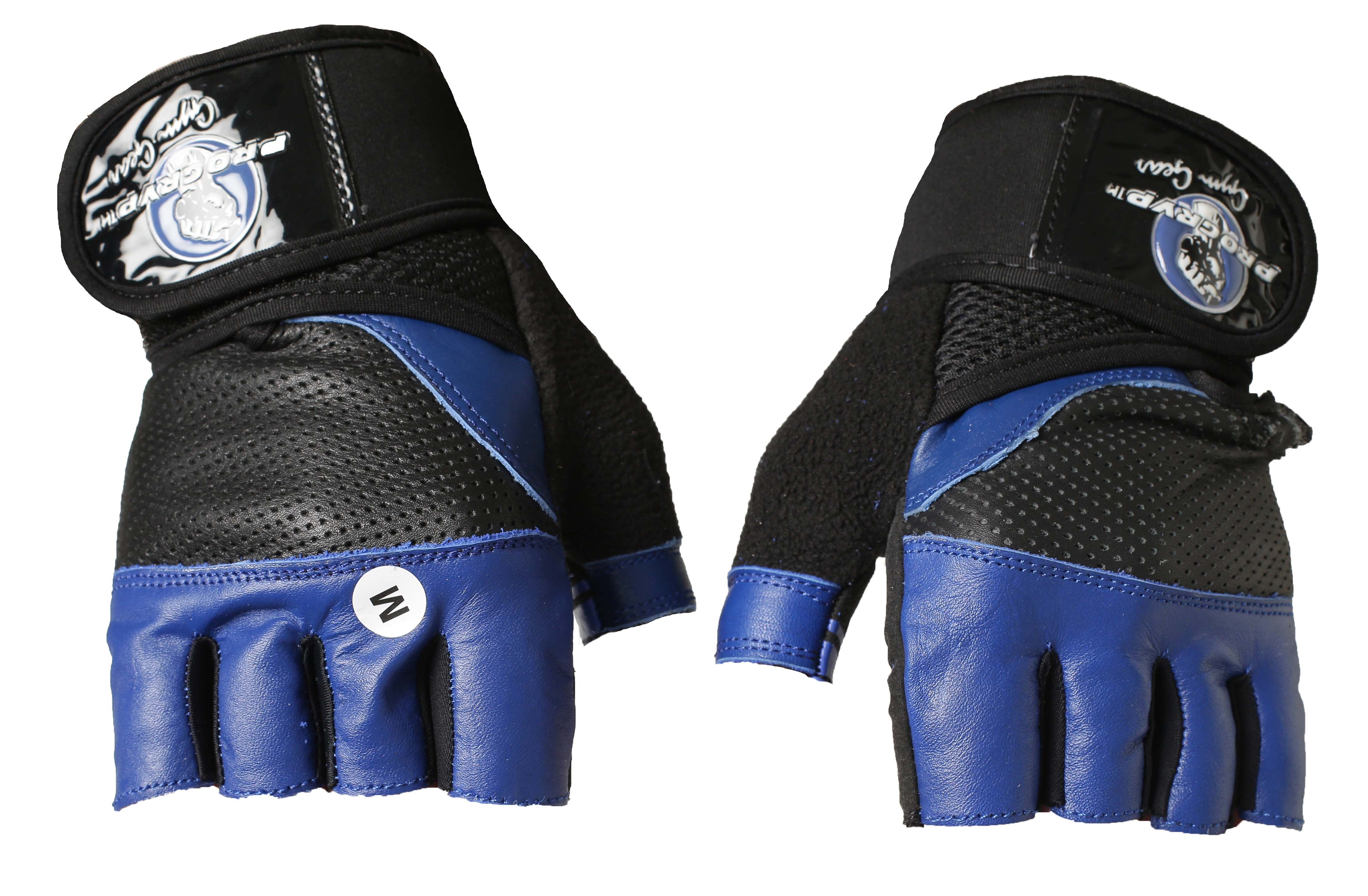 

Перчатки для кроссфита и фитнесса progryp black blue