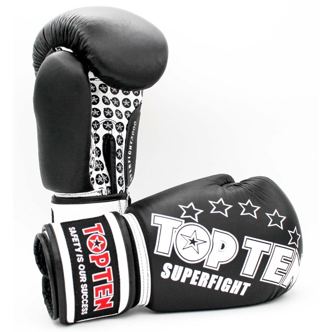 

Боксерские перчатки top ten superfight 3000 black white