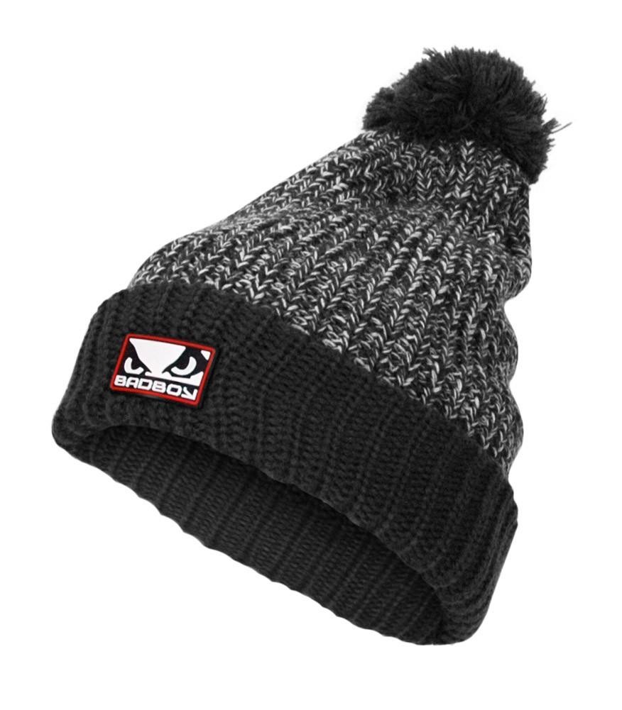 

Шапка bad boy fleece bobble beanie - grey