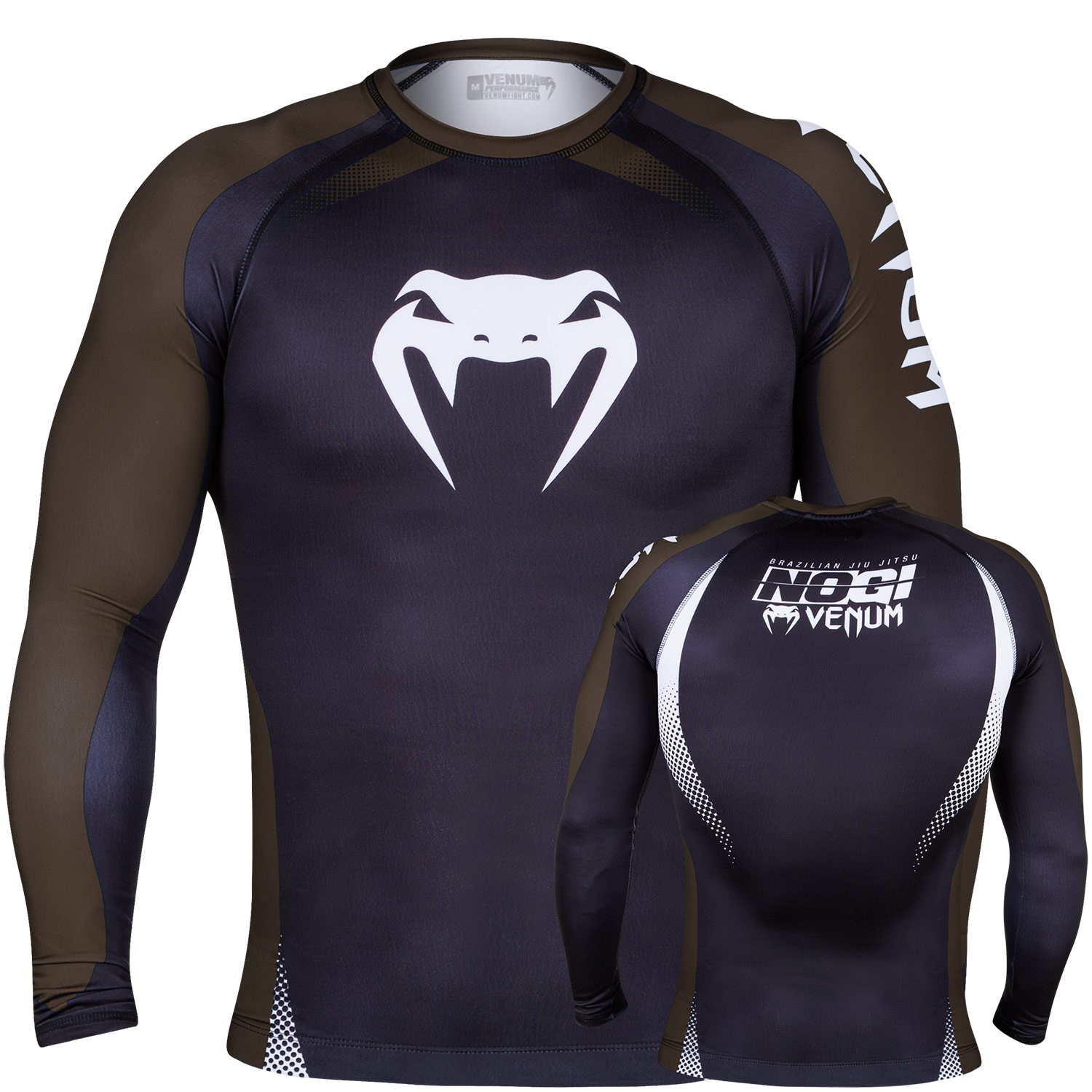 

Рашгард VENUM NO GI IBJJF APPROVED - LONG SLEEVES - BLACKBROWN