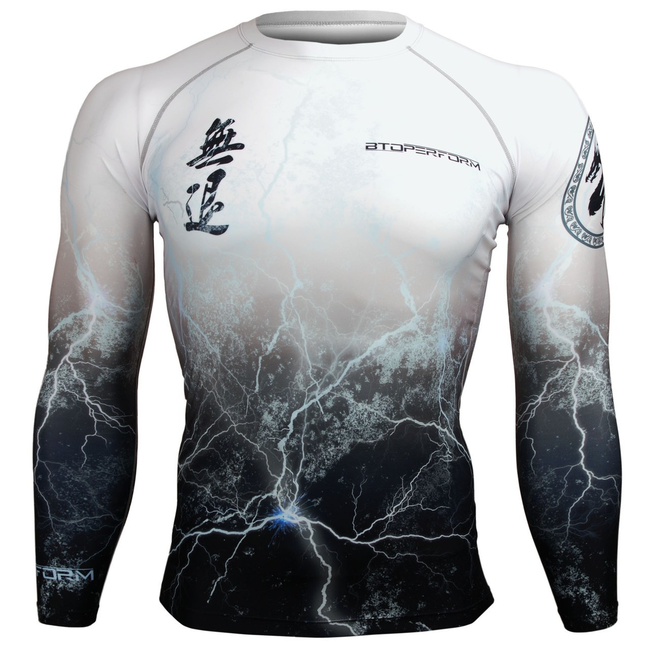 

Рашгард no retreat thunder white