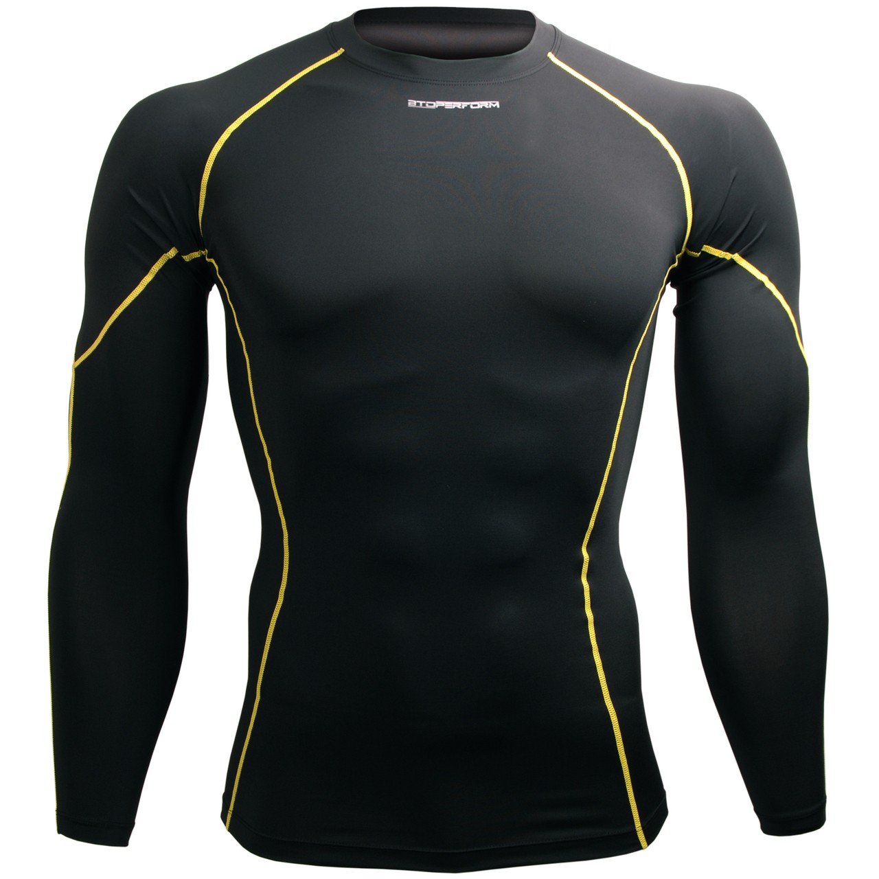 

Рашгард btoperform black yellow
