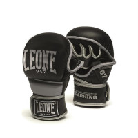 Тренировочные перчатки leone 1947 sparring black silver