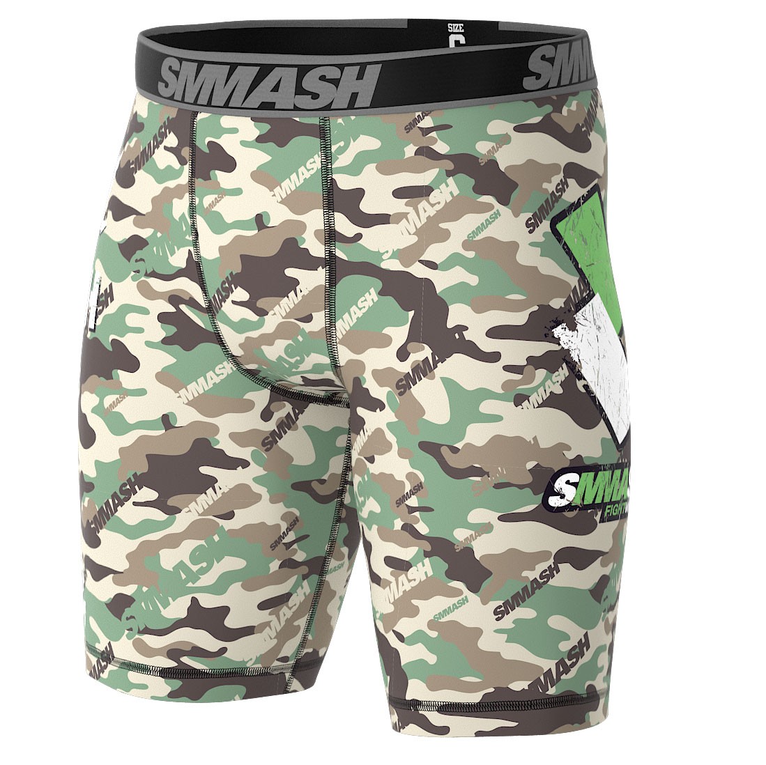 

Компрессионные шорты SMMASH COMBAT GREEN