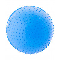 Мяч гимнастический массажный GB-301 55 см, антивзрыв, синий