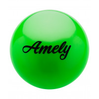 Мяч для художественной гимнастики AGB-101, 15 см, зеленый