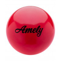 Мяч для художественной гимнастики AGB-101, 15 см, красный