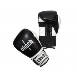 Перчатки боксерские Clinch Punch черно-белые