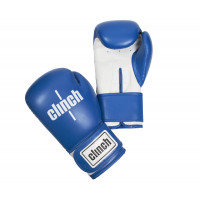 Перчатки боксерские Clinch Fight сине-белые