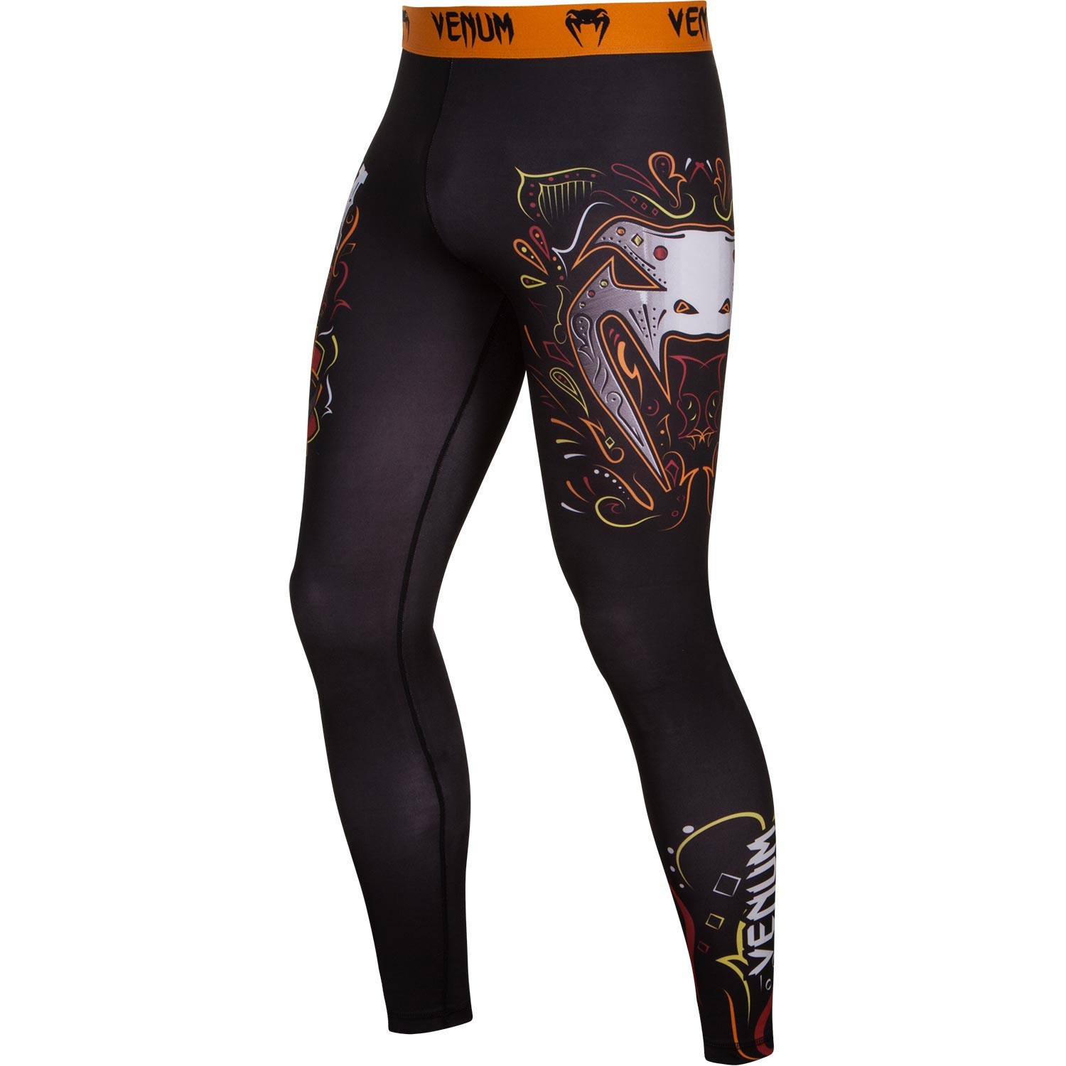 

Компрессионные штаны venum santa muerte black