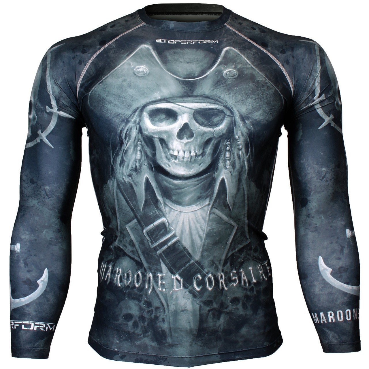 

Рашгард btoperform marooned corsaire -black fx-112k