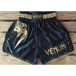 Шорты для тайского бокса venum giant 2 black gold